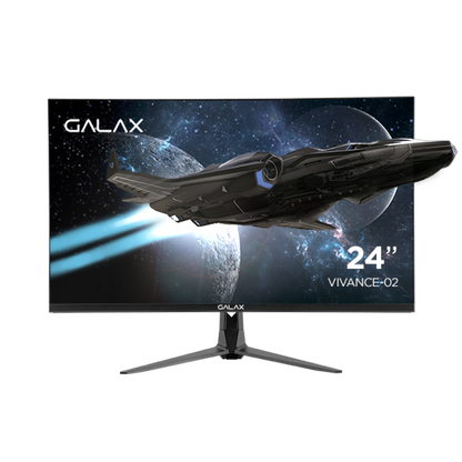 GALAX Gaming Monitor VIVANCE-02 24" FHD / IPS / 165Hz / 1ms / G-Sync Compatible / HDR / sRGB 100% / Borderless