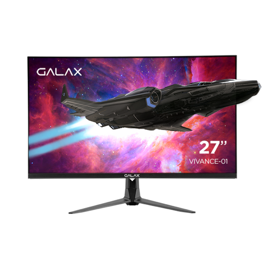 GALAX Gaming Monitor VIVANCE-01 27" QHD / IPS / 165Hz / 1ms / G-Sync Certified / HDR / DCI-P3 95% / Borderless