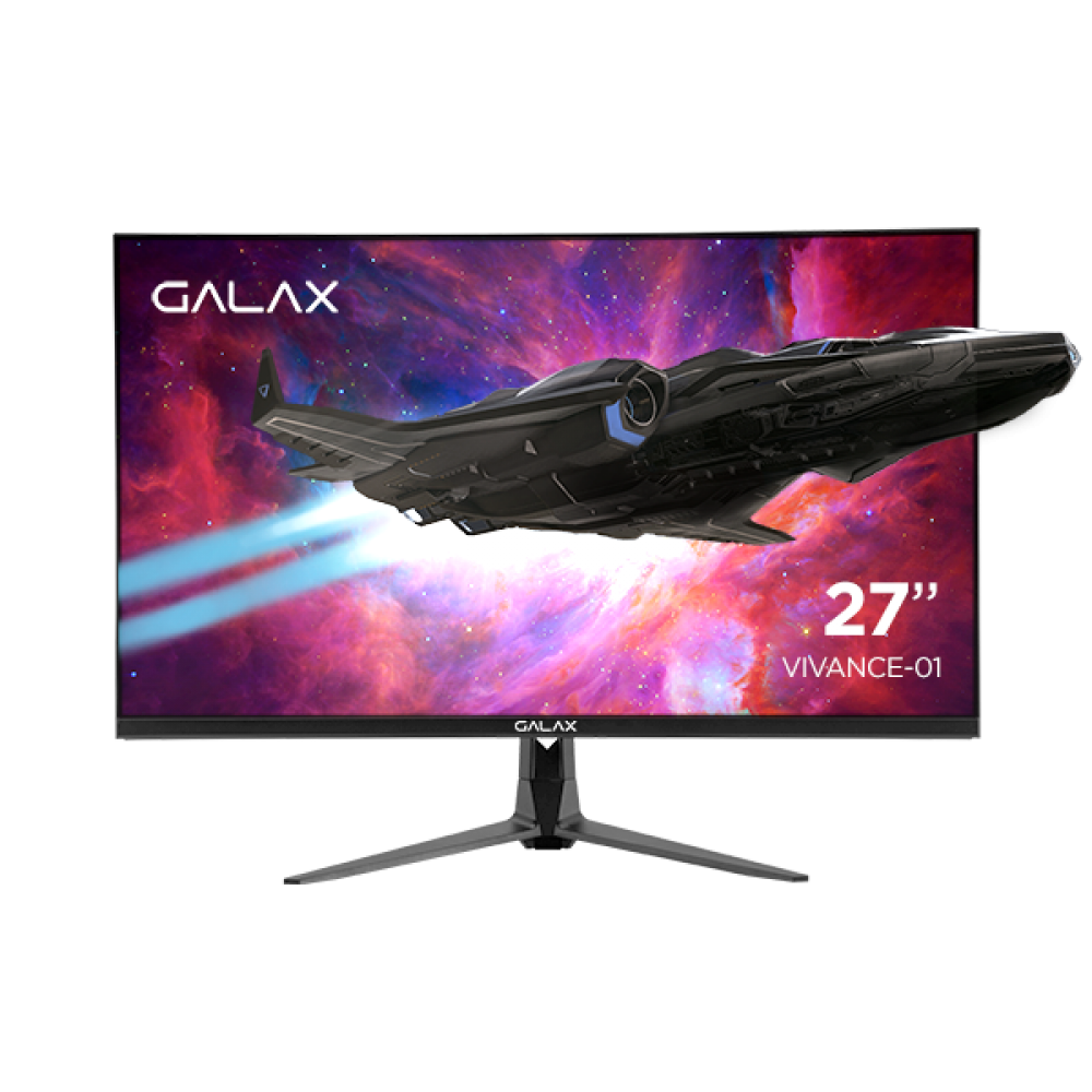 GALAX Gaming Monitor VIVANCE-01 27" QHD / IPS / 165Hz / 1ms / G-Sync Certified / HDR / DCI-P3 95% / Borderless