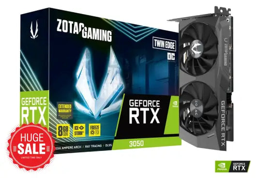 Zotac Gaming Geforce Rtx 3050 Twin Edge Oc (Zt-A30500H-10M) Graphics Cards