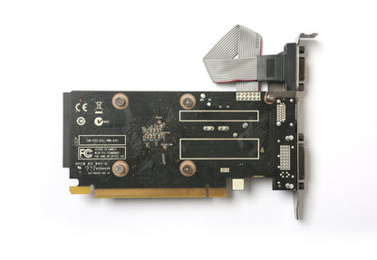 GeForce® GT 710 2GB DDR3 PCI-E2.0 DL-DVI VGA HDMI Passive Cooled Single Slot Low Profile Graphics Card (ZT-71302-20L)