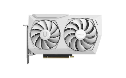 ZOTAC Gaming GeForce RTX™ 3060 AMP White Edition 12GB GDDR6 192-bit 15 Gbps PCIE 4.0 Gaming Graphics Card, IceStorm 2.0 Cooling, Active Fan Control, Freeze Fan Stop (ZT-A30600F-10P)