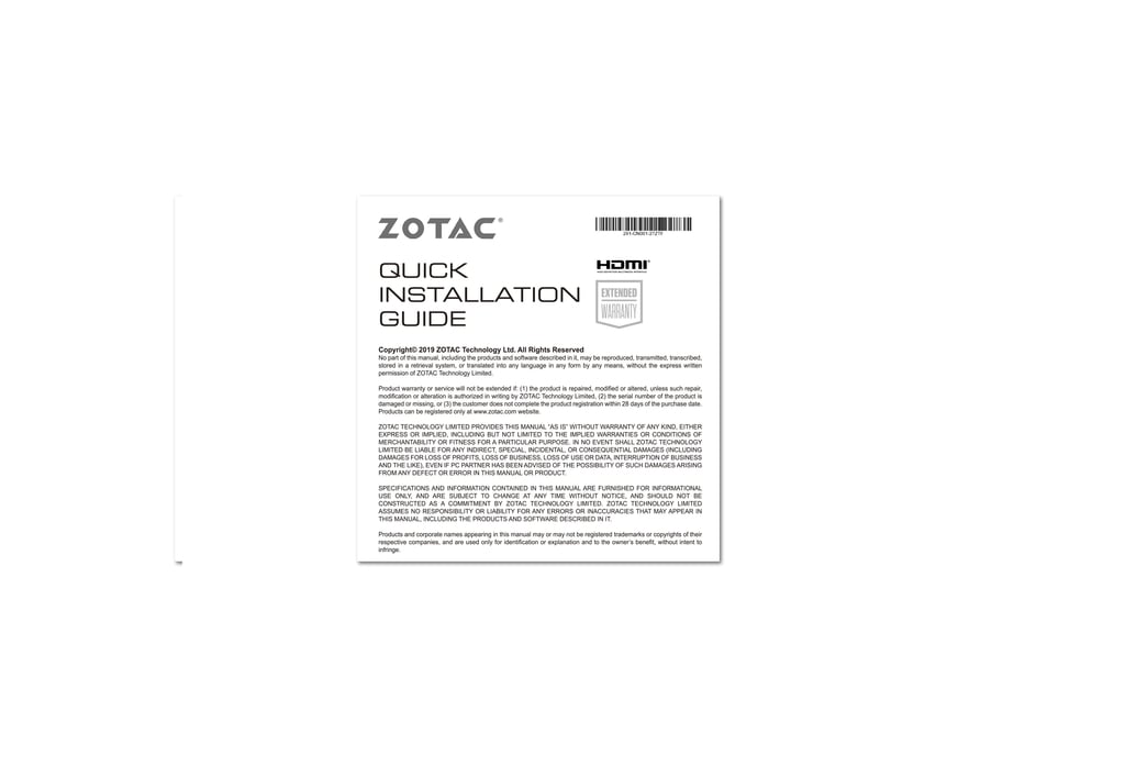 ZOTAC GAMING RTX 3060 Ti Twin Edge LHR 8GB GDDR6