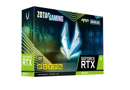 ZOTAC GAMING GeForce RTX 3070 Ti AMP Holo, 8GB GDDR6X, 256-bit, Boost: 1830 MHz (ZT-A30710F-10P)