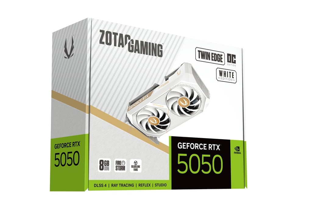 ZOTAC GAMING RTX 5050 Twin Edge OC White Edition 8GB GDDR6