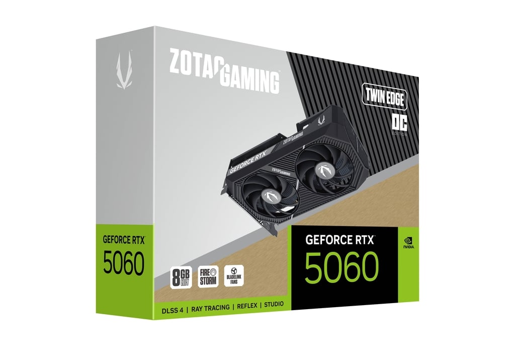 ZOTAC GAMING RTX 5060 Twin Edge OC 8GB GDDR7