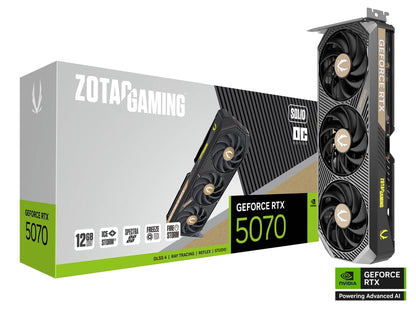 ZOTAC GAMING RTX 5070 SOLID OC 12GB GDDR7