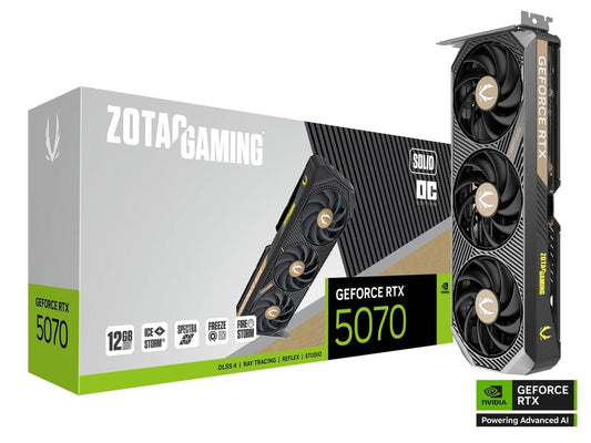 ZOTAC GAMING RTX 5070 SOLID OC 12GB GDDR7