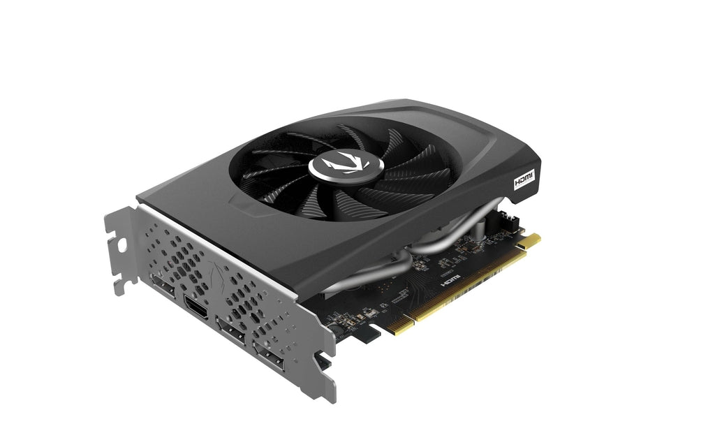 Zotac Gaming GeForce® RTX 4060 8GB SOLO - 8GB GDDR6, 128 bit, 3xDP, 1x HDMI (Single Fan, Slot Size: 2 Slot, Input Power: 1x 8-pin PCIe)