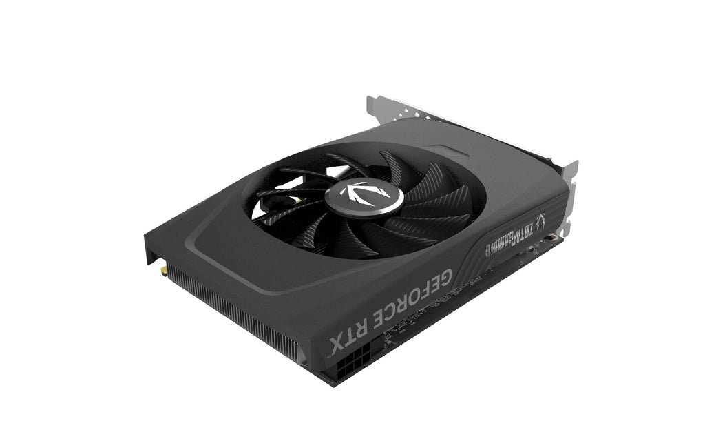 Zotac Gaming GeForce® RTX 4060 8GB SOLO - 8GB GDDR6, 128 bit, 3xDP, 1x HDMI (Single Fan, Slot Size: 2 Slot, Input Power: 1x 8-pin PCIe)