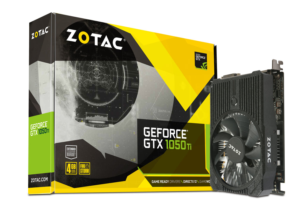 ZOTAC GeForce® GTX 1050 Ti Mini 4GB GDDR5 DisplayPort 128-bit Gaming Graphic Card(ZT-P10510A-10L)