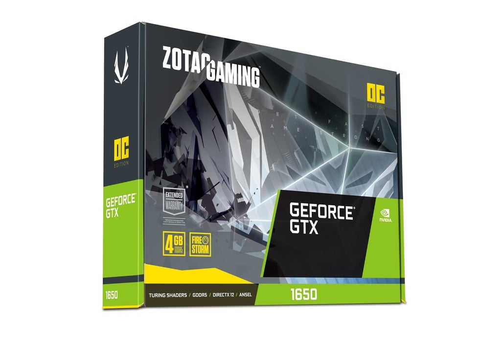 ZOTAC Gaming GeForce GTX 1650 OC 4GB GDDR5 128-Bit Gaming Graphics Card, Super Compact (ZT-T16500F-10L)