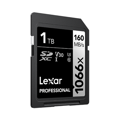 Lexar Professional 1066x SDXC™ UHS-I cards