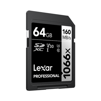 Lexar Professional 1066x SDXC™ UHS-I cards