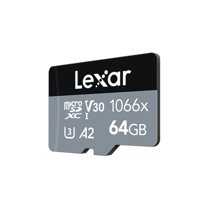 Lexar Professional 1066x microSDXC™ UHS-I Cards Silver Series