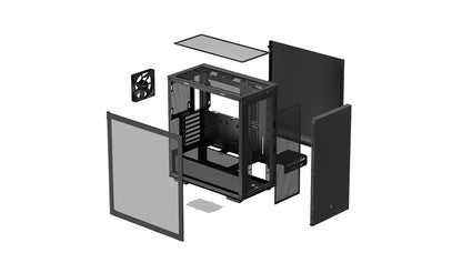 DeepCool CH510 sleek and minimalistic Micro ATX case