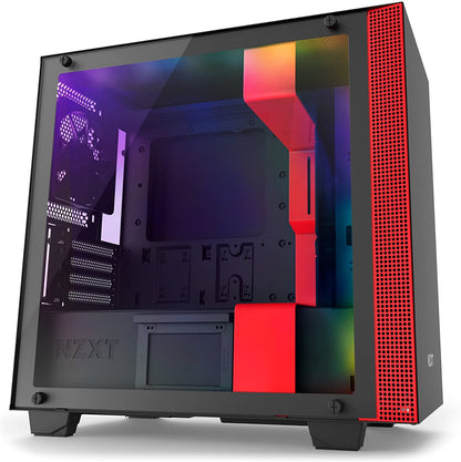 NZXT H400i Micro-ATX Computer Case Black/Red