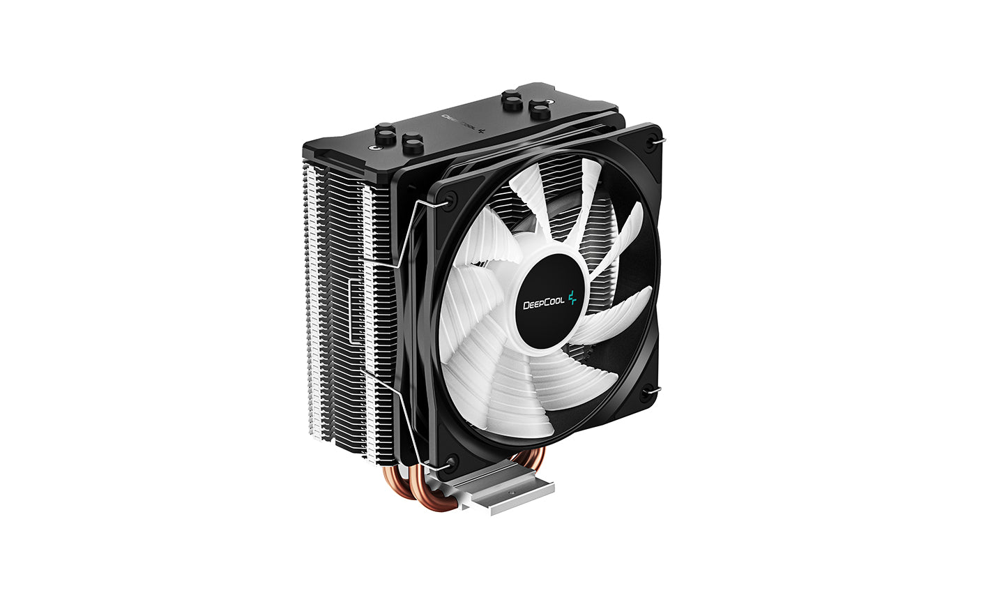 DeepCool GAMMAXX 400 XT featuring a static rainbow LED fan with PWM