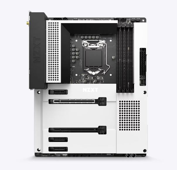 NZXT N7 Z590 Intel gaming motherboard with Wi-Fi and CAM features