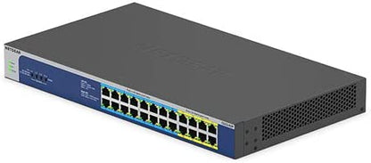 NETGEAR Unmanaged 24 port Gigabit PoE Switch (60w per port 480w total)