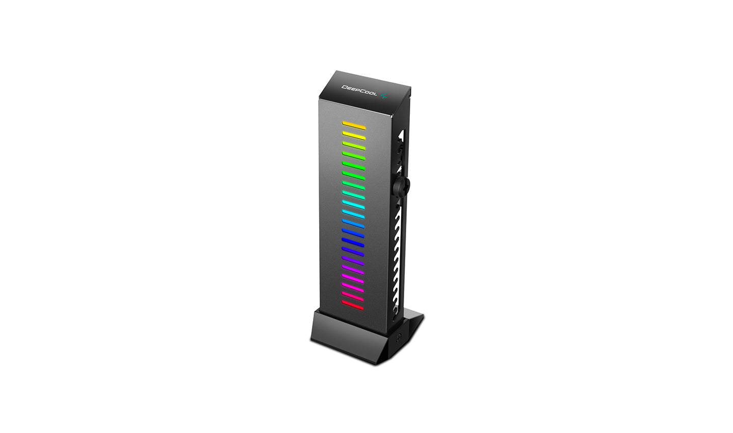 DeepCool GH-01 RGB / GH-01 A-RGB GPU stand with 9 individual A-RGB LEDs