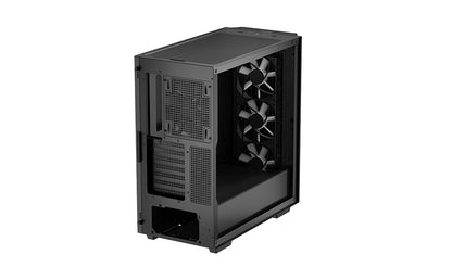 DeepCool CG540 Mid-Tower Case displays a striking tempered glass panel and generous cooling capacity