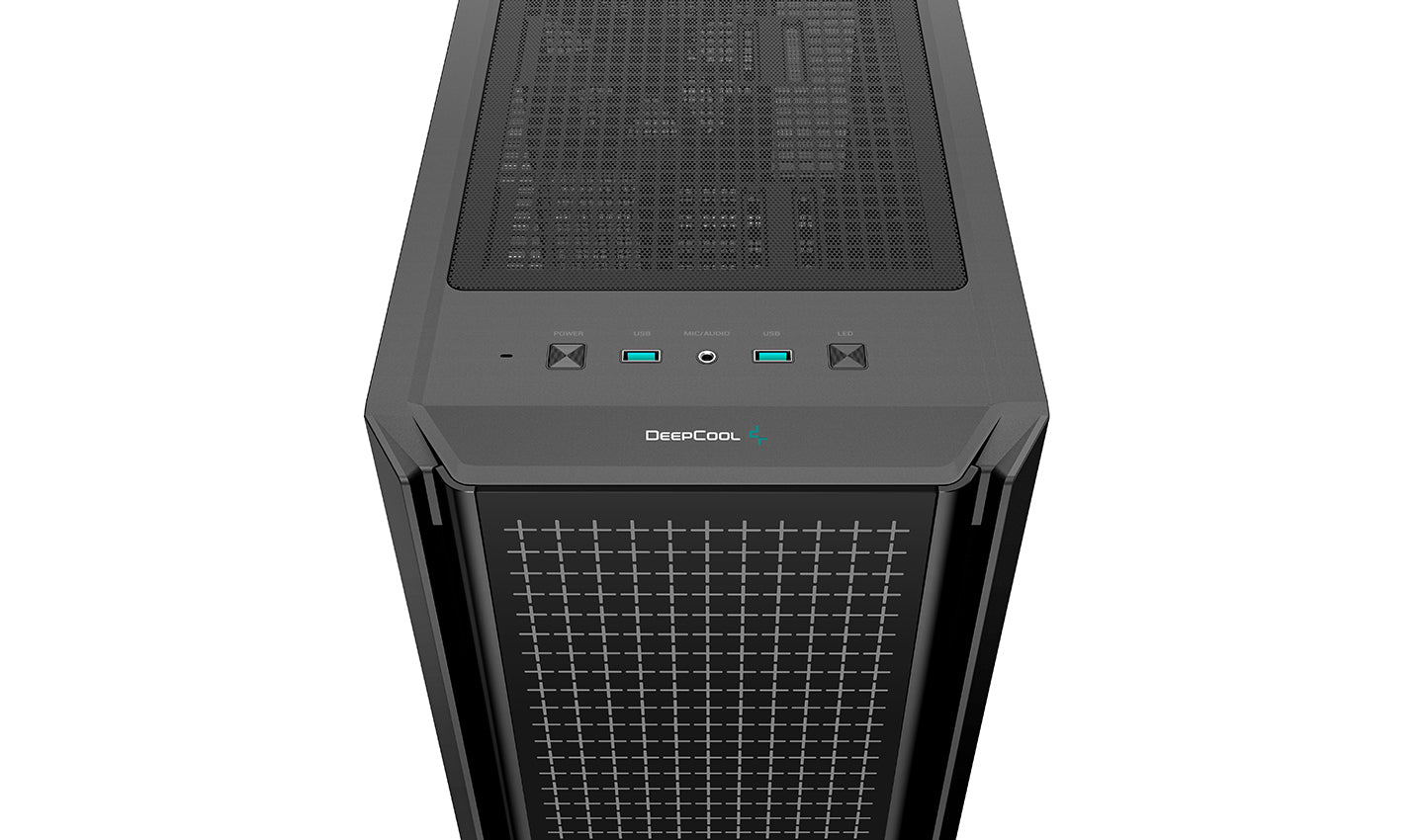 DeepCool CG540 Mid-Tower Case displays a striking tempered glass panel and generous cooling capacity