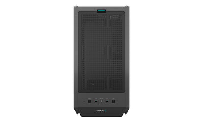 DeepCool CG540 Mid-Tower Case displays a striking tempered glass panel and generous cooling capacity