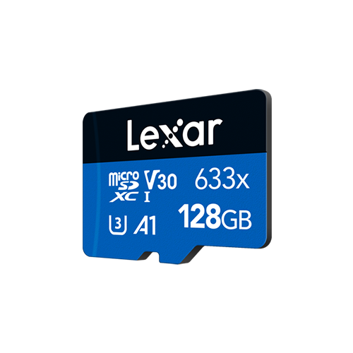 Lexar High-Performance 633x microSDHC™/microSDXC™ UHS-I Cards BLUE Series