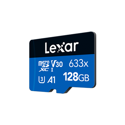 Lexar High-Performance 633x microSDHC™/microSDXC™ UHS-I Cards BLUE Series