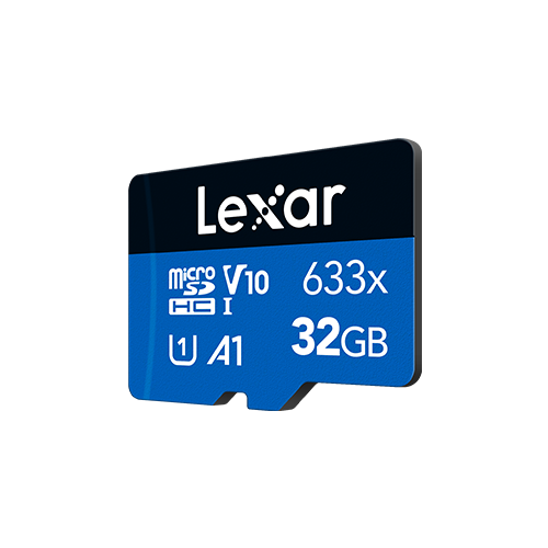 Lexar High-Performance 633x microSDHC™/microSDXC™ UHS-I Cards BLUE Series