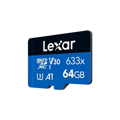 Lexar High-Performance 633x microSDHC™/microSDXC™ UHS-I Cards BLUE Series