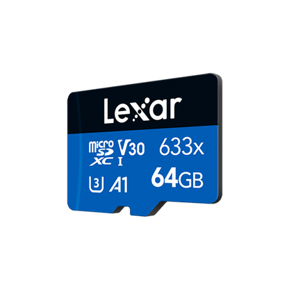 Lexar High-Performance 633x microSDHC™/microSDXC™ UHS-I Cards BLUE Series