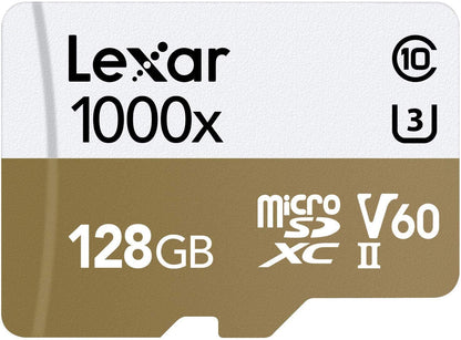 Lexar Professional 1000x microSDHC™/microSDXC™ UHS-II cards - with Adapter