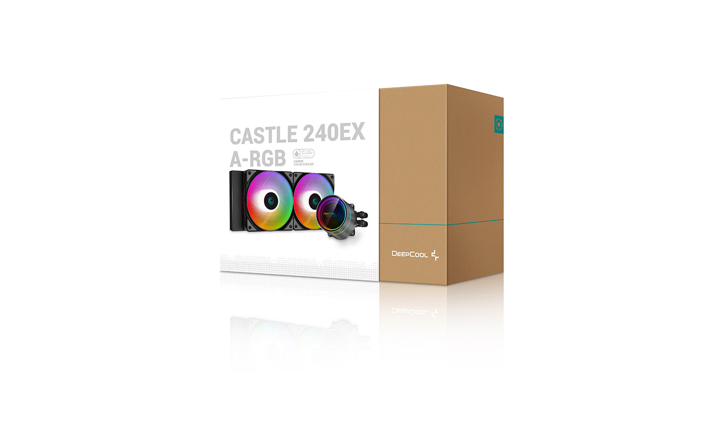 DeepCool CASTLE 240EX A-RGB, 360EX A-RGB AIO liquid CPU cooler