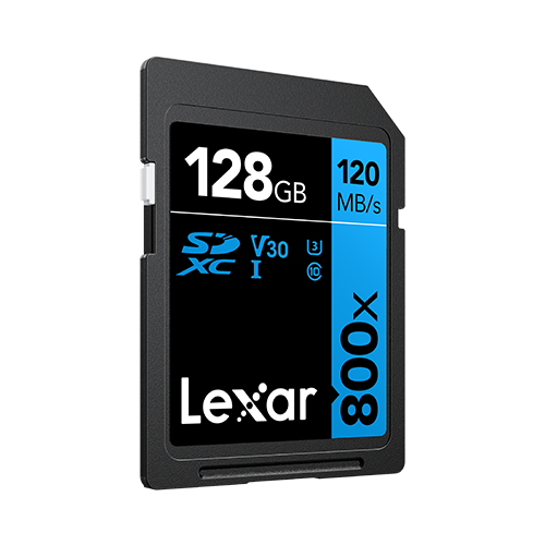 Lexar Professional 800x SDXC™ UHS-I cards