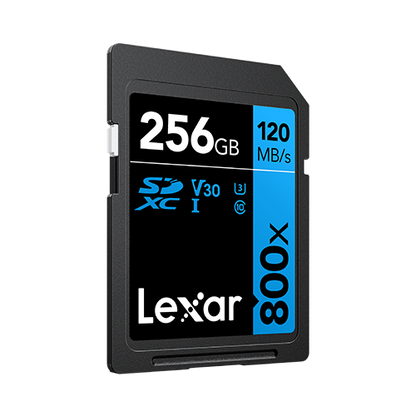 Lexar Professional 800x SDXC™ UHS-I cards