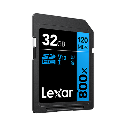 Lexar Professional 800x SDXC™ UHS-I cards