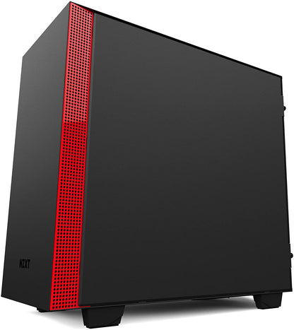 NZXT H400i Micro-ATX Computer Case Black/Red