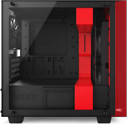 NZXT H400i Micro-ATX Computer Case Black/Red