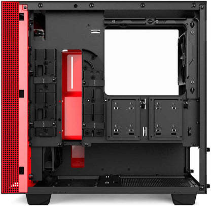 NZXT H400i Micro-ATX Computer Case Black/Red