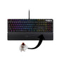 ASUS ASUS TUF Gaming K3 RGB mechanical keyboard with N-key rollover, combination media keys, USB 2.0 passthrough, aluminum-alloy top cover, wrist rest, eight programmable macro keys and Aura Sync lighting