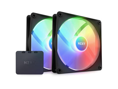 NZXT F140 RGB Core 140mm Hub-Mounted RGB Fan,Double (RF-C14DF)