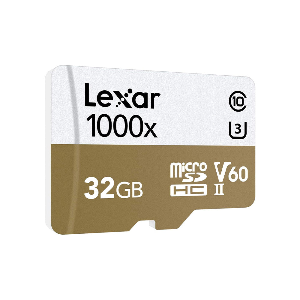Lexar Professional 1000x microSDHC™/microSDXC™ UHS-II cards - with Adapter