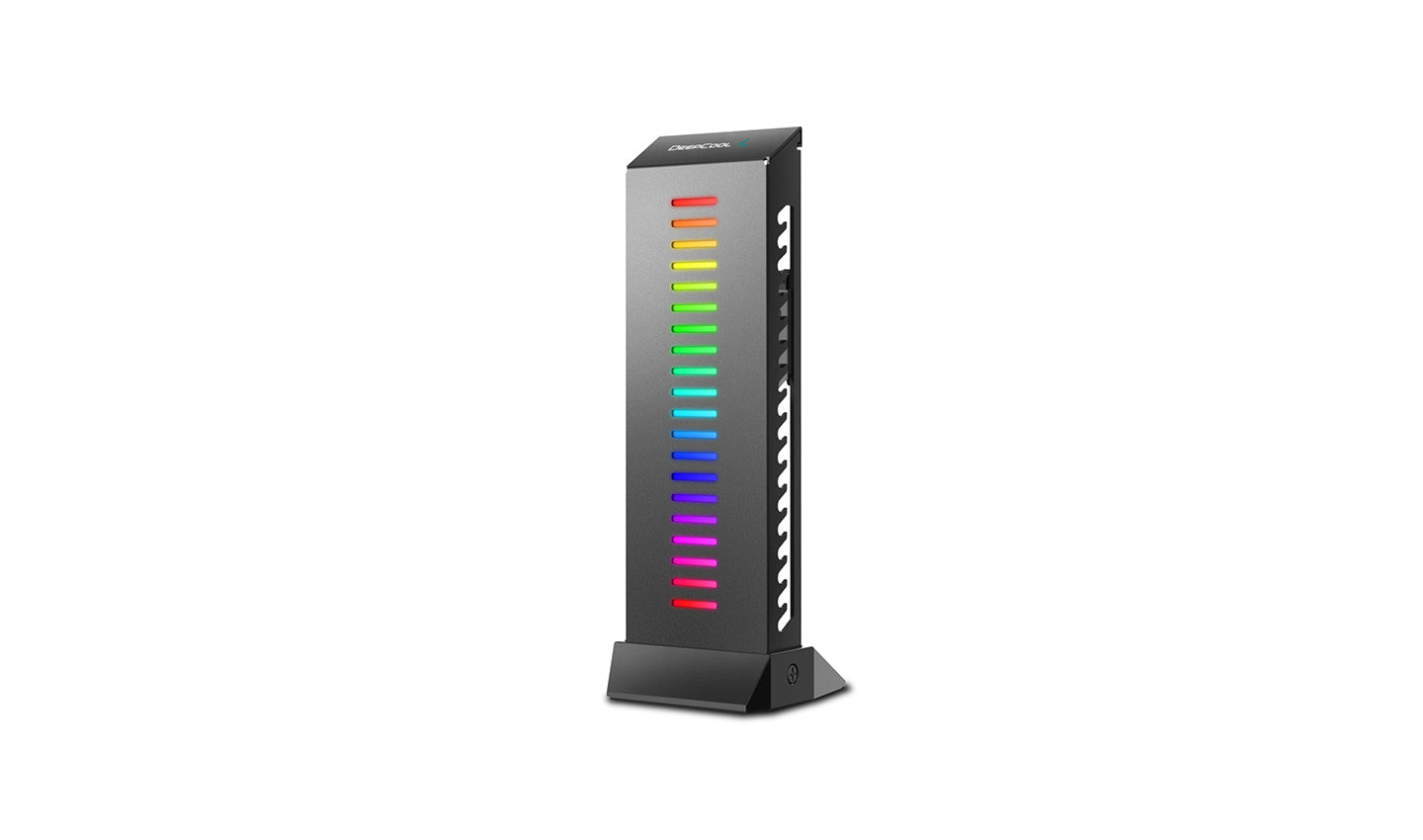 DeepCool GH-01 RGB / GH-01 A-RGB GPU stand with 9 individual A-RGB LEDs