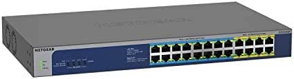 NETGEAR Unmanaged 24 port Gigabit PoE Switch (60w per port 480w total)