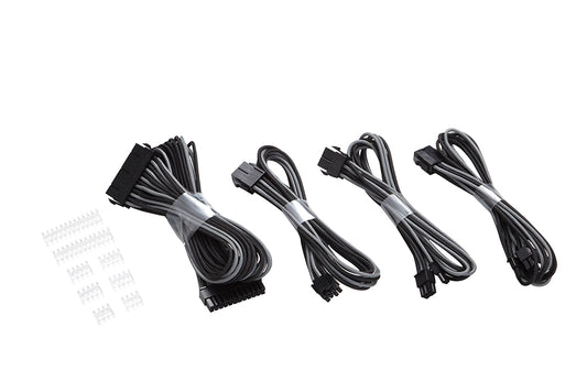 Phanteks 24 Pin/ 8pin (4+4) M/B, 8pin (6+2) PCI-E Extension Cable Kit 500mm Length ( PH-CBCMBO)