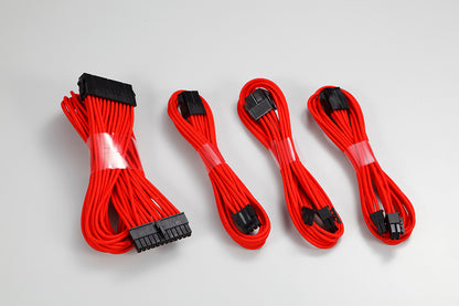 Phanteks 24 Pin/ 8pin (4+4) M/B, 8pin (6+2) PCI-E Extension Cable Kit 500mm Length (PH-CBCMBO_#)