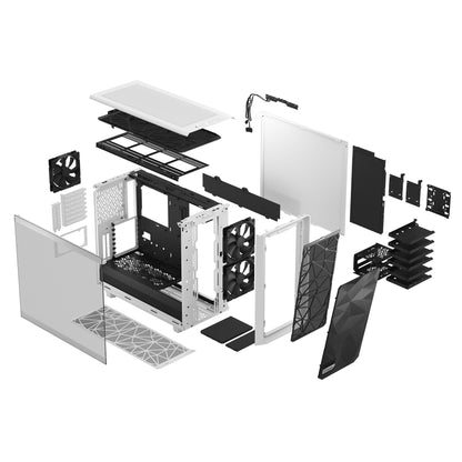 Fractal Design Meshify 2 Case - ATX Flexible Light Tinted Tempered Glass Window Mid Tower Computer Case