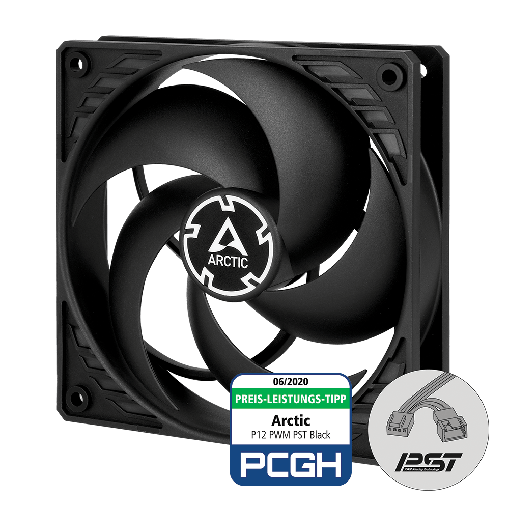 Arctic P12 PWM PST Pressure-Optimised 120 mm Fan with PWM PST